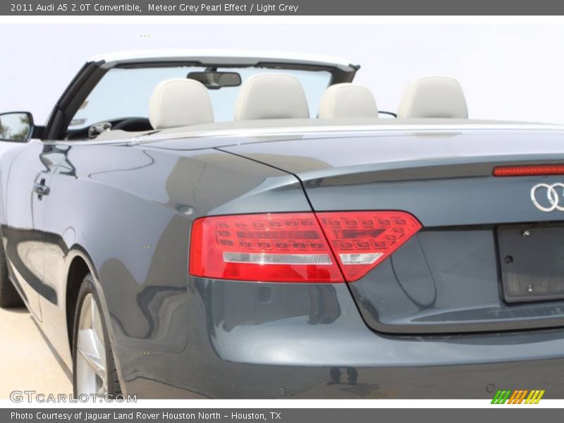 Meteor Grey Pearl Effect / Light Grey 2011 Audi A5 2.0T Convertible