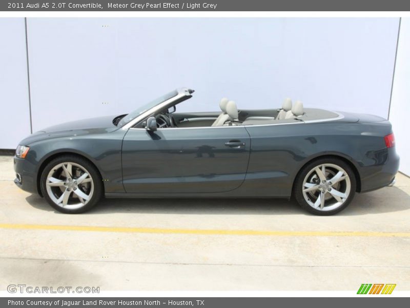 Meteor Grey Pearl Effect / Light Grey 2011 Audi A5 2.0T Convertible