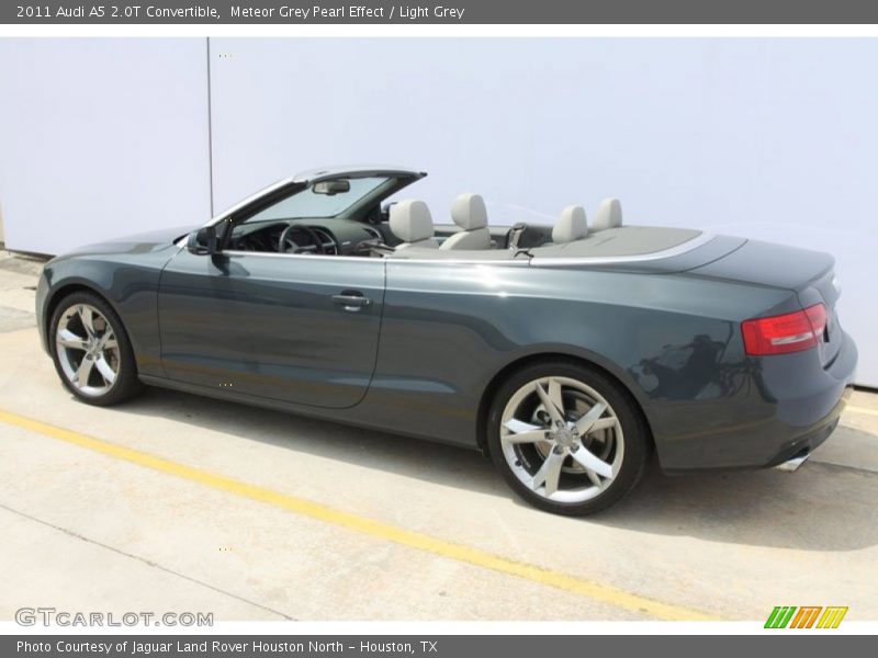 Meteor Grey Pearl Effect / Light Grey 2011 Audi A5 2.0T Convertible