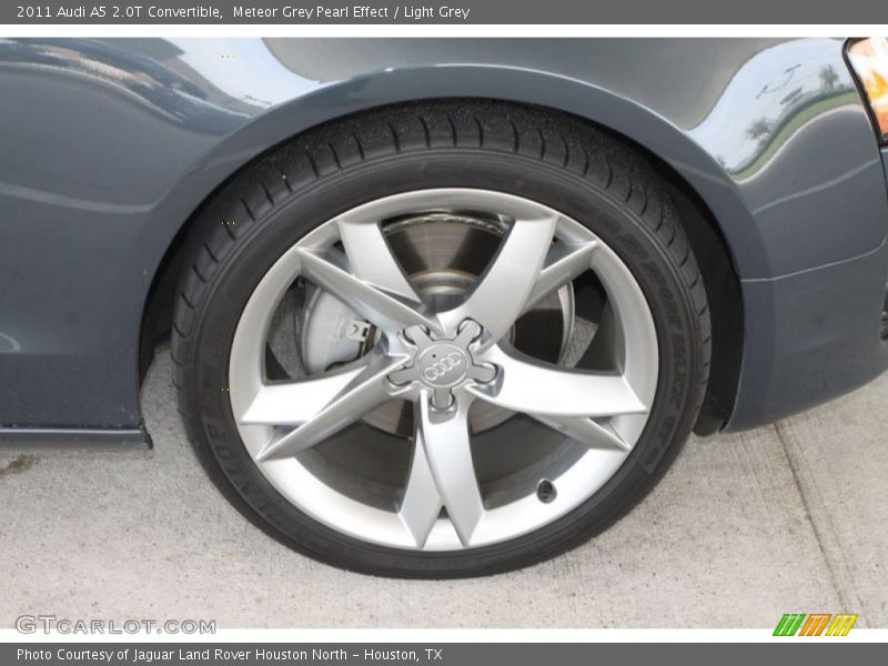 Meteor Grey Pearl Effect / Light Grey 2011 Audi A5 2.0T Convertible