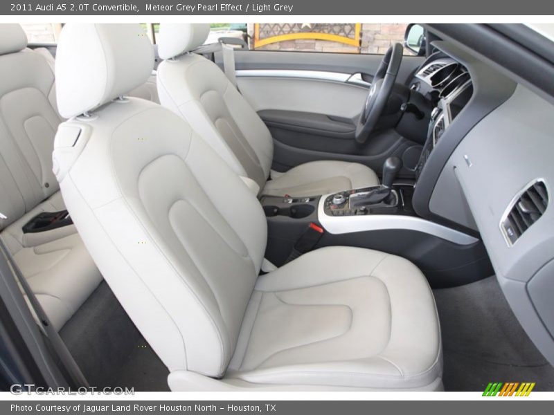 Meteor Grey Pearl Effect / Light Grey 2011 Audi A5 2.0T Convertible