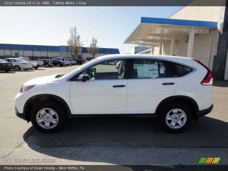 Taffeta White / Gray 2012 Honda CR-V LX 4WD