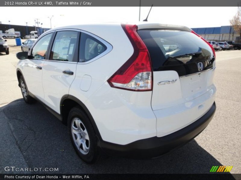 Taffeta White / Gray 2012 Honda CR-V LX 4WD