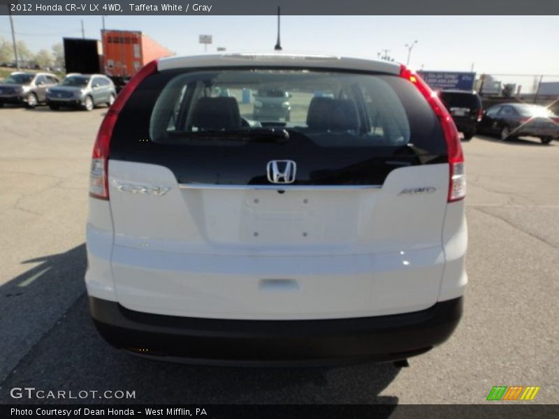 Taffeta White / Gray 2012 Honda CR-V LX 4WD