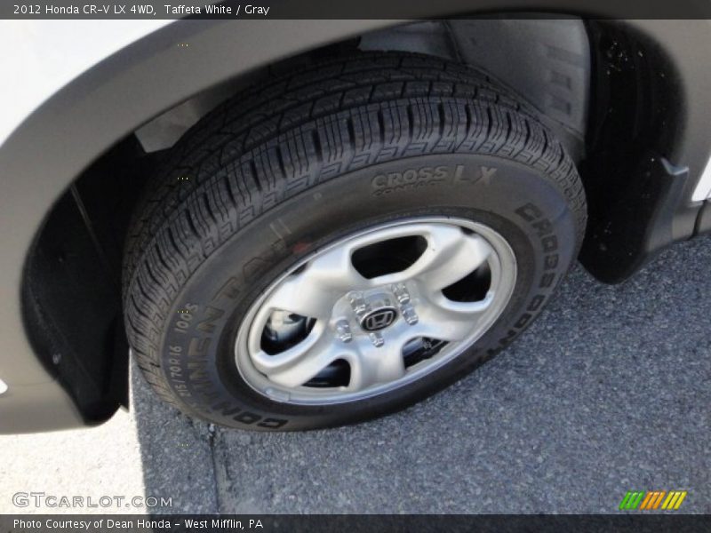 Taffeta White / Gray 2012 Honda CR-V LX 4WD