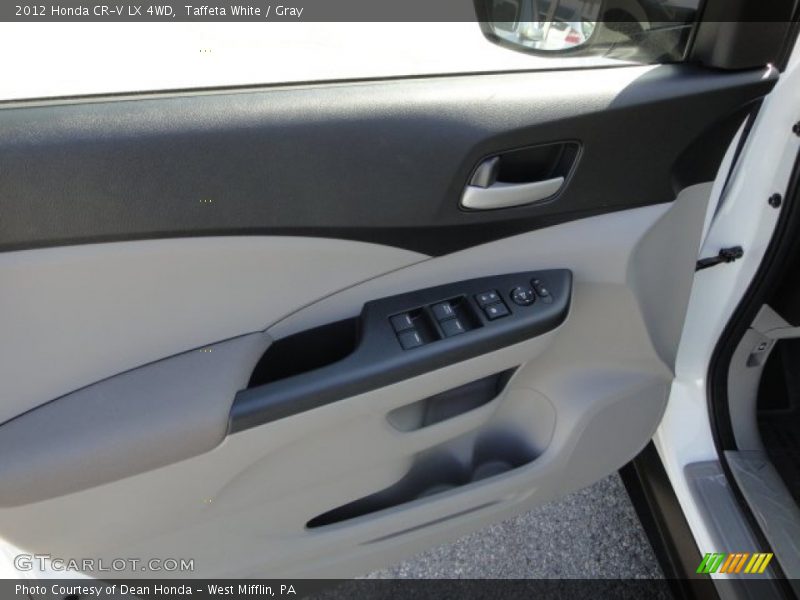 Taffeta White / Gray 2012 Honda CR-V LX 4WD