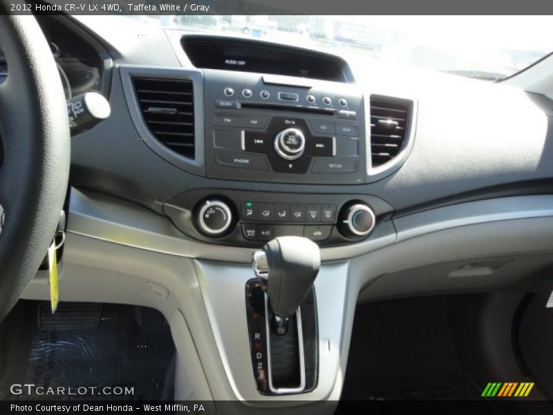 Taffeta White / Gray 2012 Honda CR-V LX 4WD