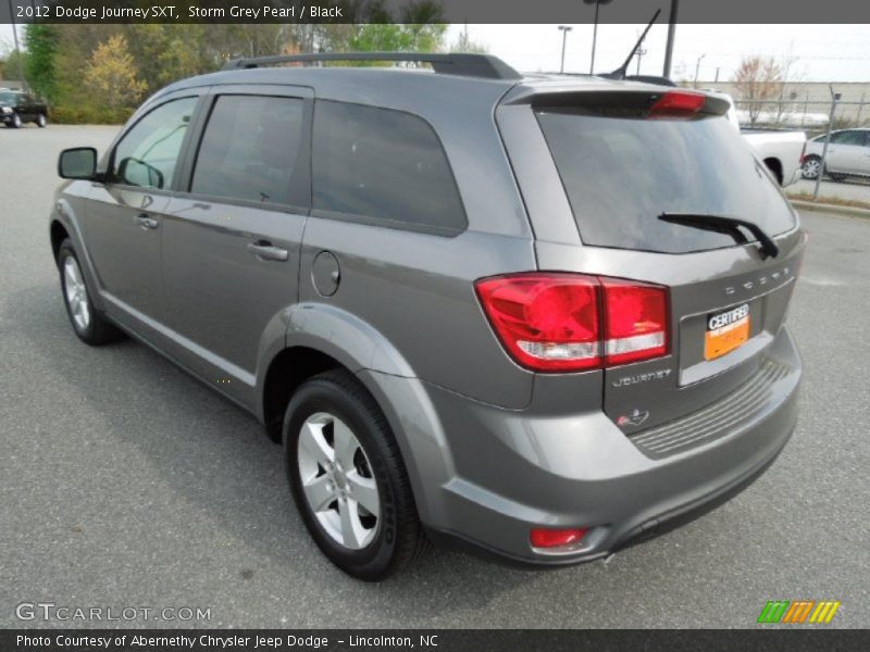 Storm Grey Pearl / Black 2012 Dodge Journey SXT