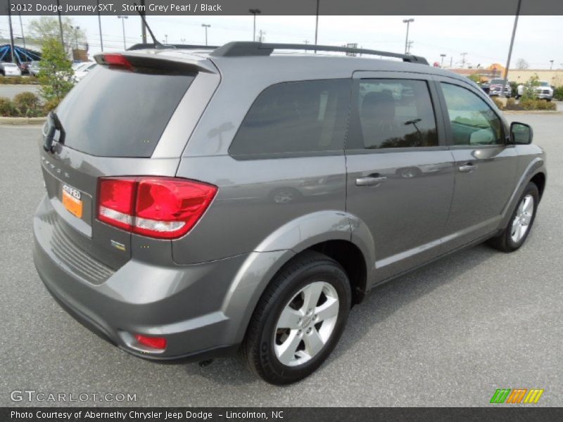 Storm Grey Pearl / Black 2012 Dodge Journey SXT