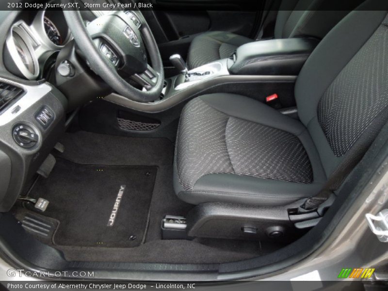Storm Grey Pearl / Black 2012 Dodge Journey SXT