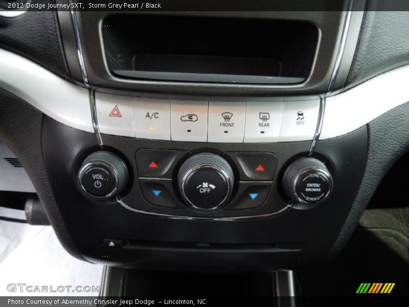 Storm Grey Pearl / Black 2012 Dodge Journey SXT