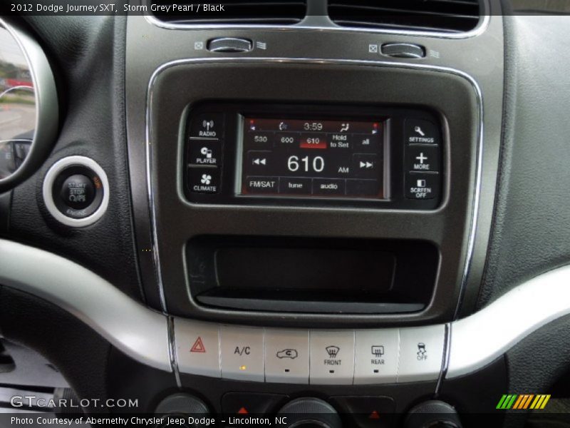 Storm Grey Pearl / Black 2012 Dodge Journey SXT