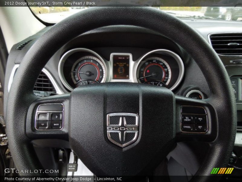 Storm Grey Pearl / Black 2012 Dodge Journey SXT