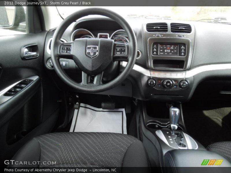 Storm Grey Pearl / Black 2012 Dodge Journey SXT