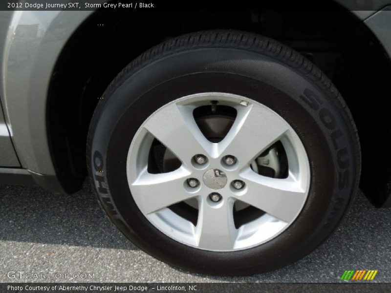 Storm Grey Pearl / Black 2012 Dodge Journey SXT