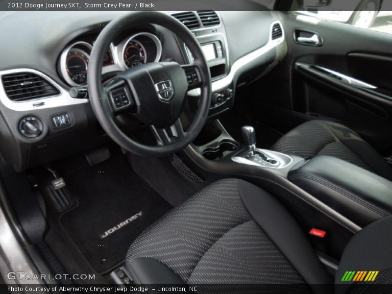 Storm Grey Pearl / Black 2012 Dodge Journey SXT