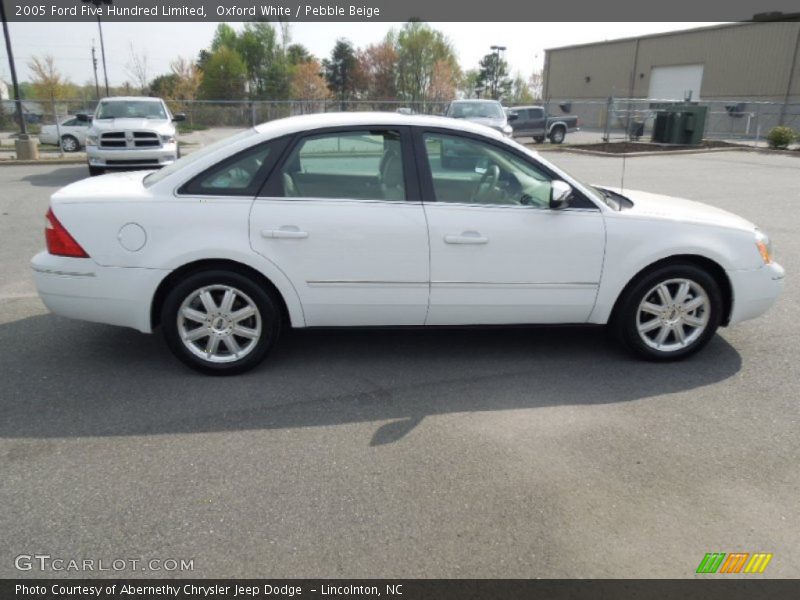Oxford White / Pebble Beige 2005 Ford Five Hundred Limited