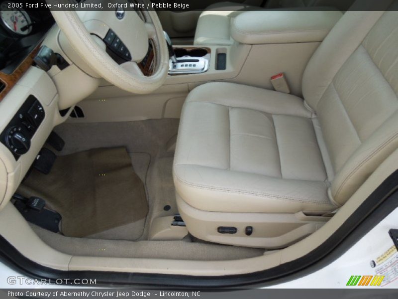 Oxford White / Pebble Beige 2005 Ford Five Hundred Limited