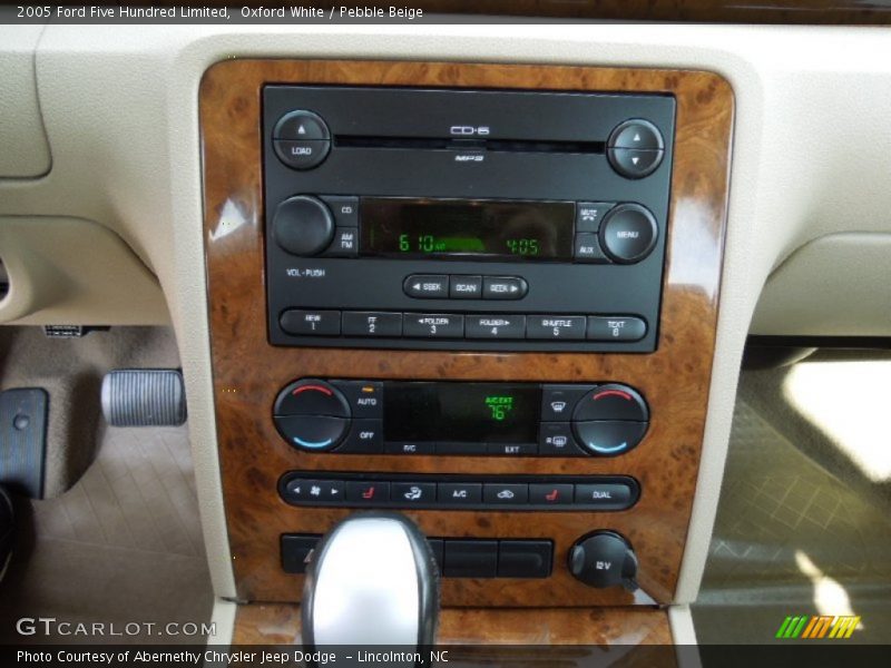 Controls of 2005 Five Hundred Limited