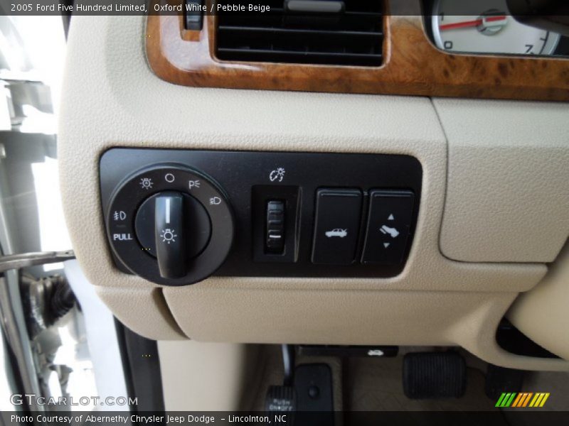 Controls of 2005 Five Hundred Limited