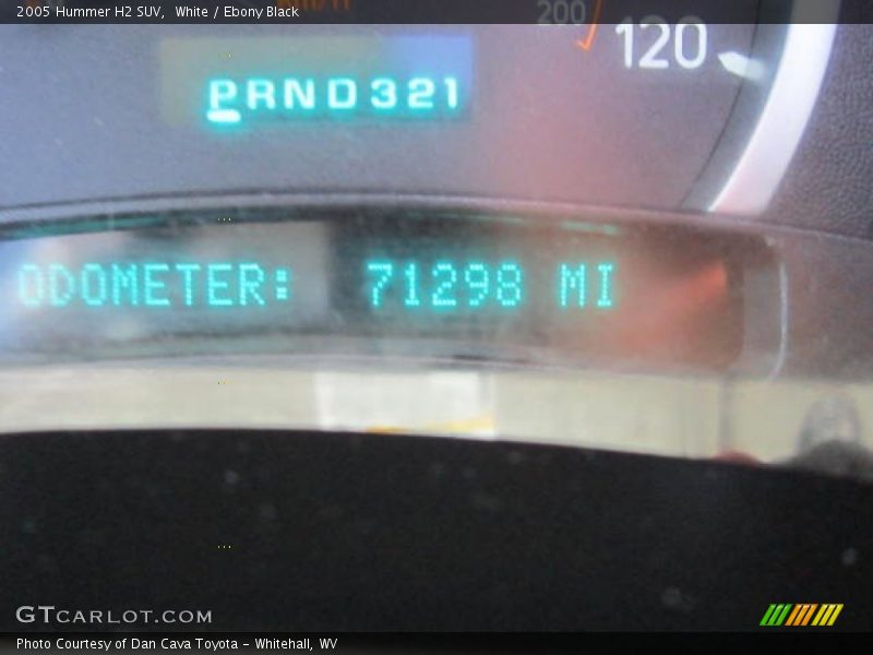 White / Ebony Black 2005 Hummer H2 SUV