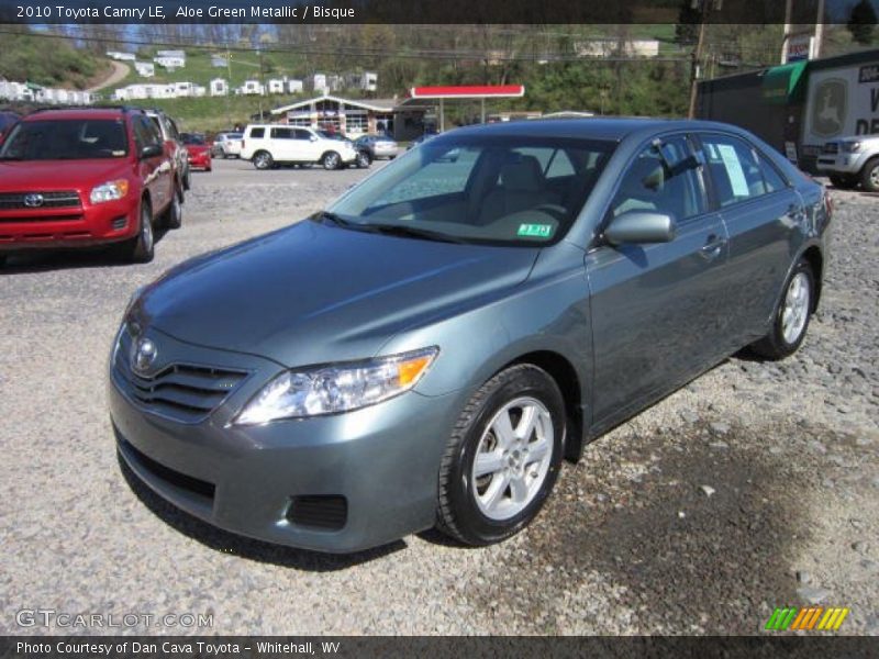 Aloe Green Metallic / Bisque 2010 Toyota Camry LE