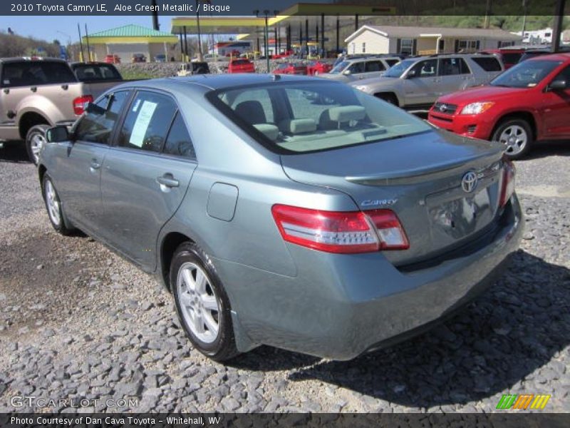 Aloe Green Metallic / Bisque 2010 Toyota Camry LE