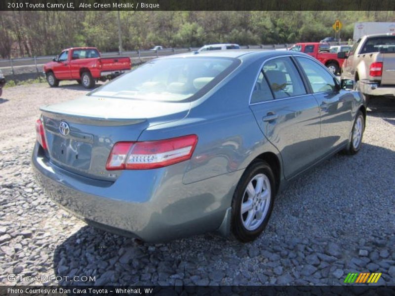 Aloe Green Metallic / Bisque 2010 Toyota Camry LE