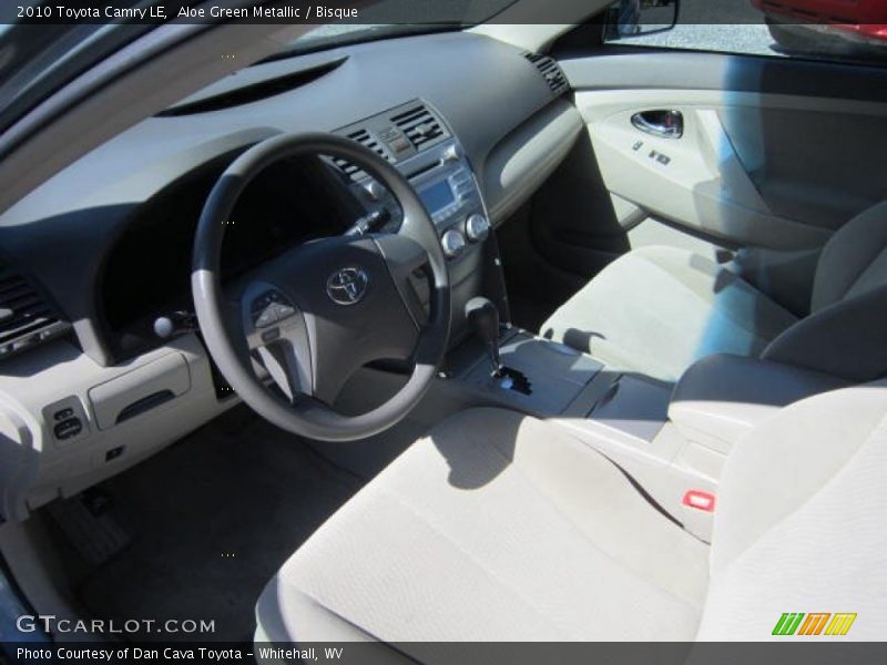 Aloe Green Metallic / Bisque 2010 Toyota Camry LE