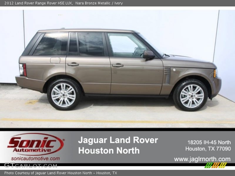 Nara Bronze Metallic / Ivory 2012 Land Rover Range Rover HSE LUX