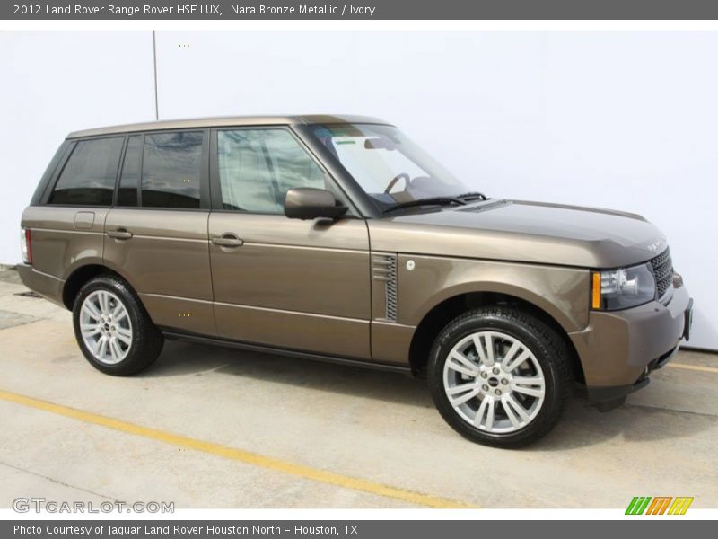 Nara Bronze Metallic / Ivory 2012 Land Rover Range Rover HSE LUX