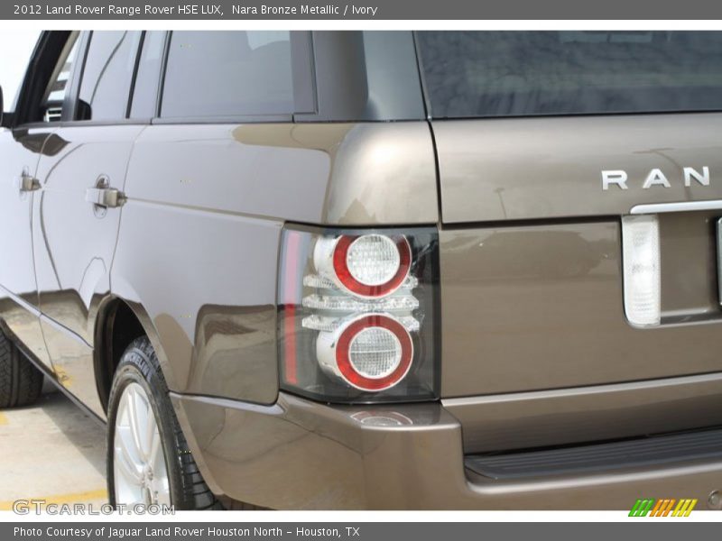 Nara Bronze Metallic / Ivory 2012 Land Rover Range Rover HSE LUX