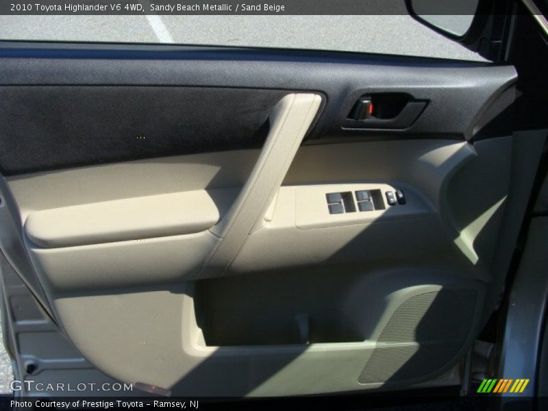 Sandy Beach Metallic / Sand Beige 2010 Toyota Highlander V6 4WD