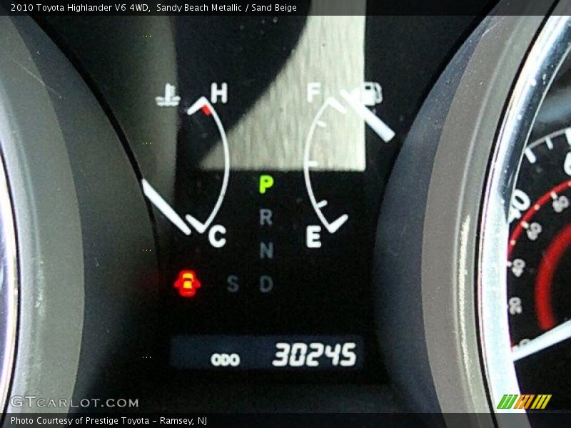 Sandy Beach Metallic / Sand Beige 2010 Toyota Highlander V6 4WD