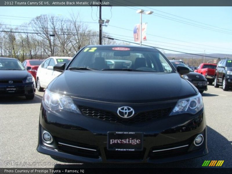 Attitude Black Metallic / Black/Ash 2012 Toyota Camry SE V6