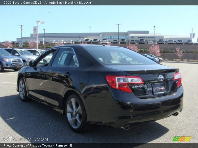 Attitude Black Metallic / Black/Ash 2012 Toyota Camry SE V6
