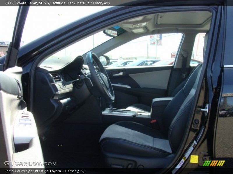 Attitude Black Metallic / Black/Ash 2012 Toyota Camry SE V6
