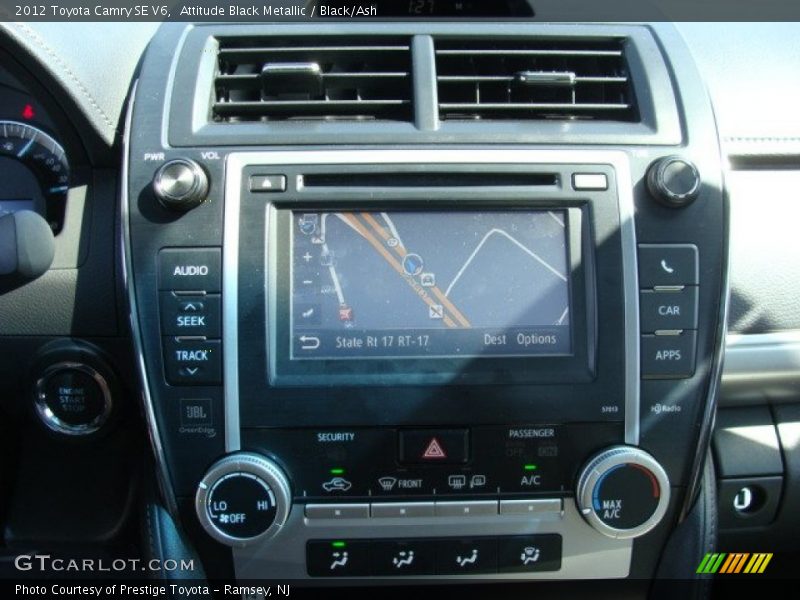 Attitude Black Metallic / Black/Ash 2012 Toyota Camry SE V6