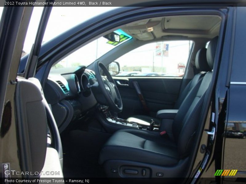 Black / Black 2012 Toyota Highlander Hybrid Limited 4WD