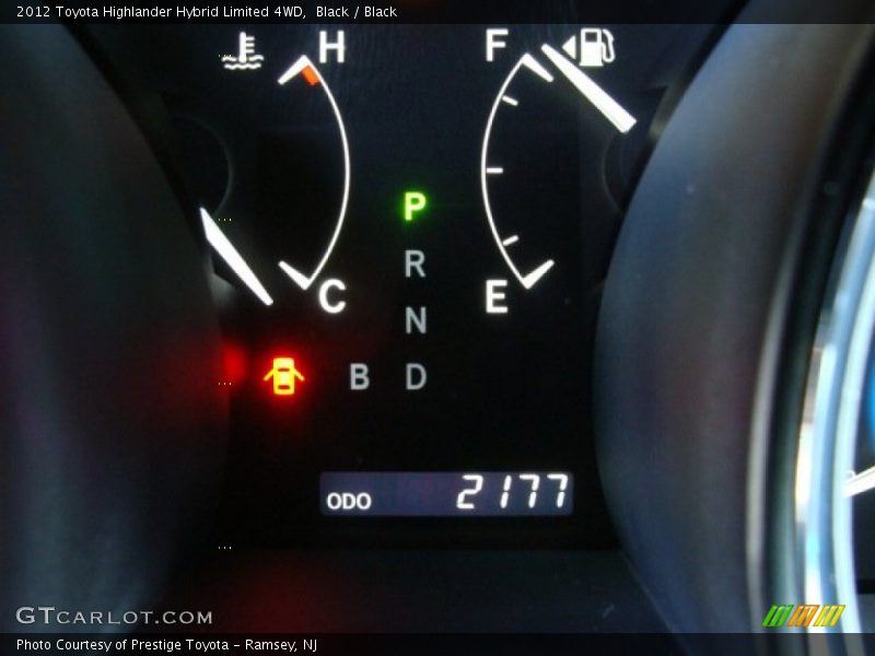 Black / Black 2012 Toyota Highlander Hybrid Limited 4WD