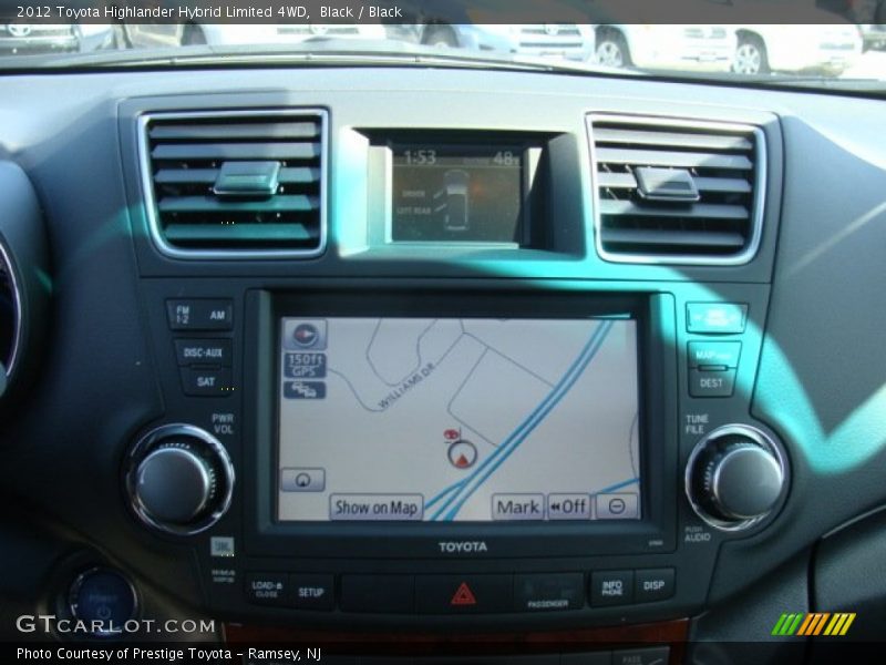 Black / Black 2012 Toyota Highlander Hybrid Limited 4WD