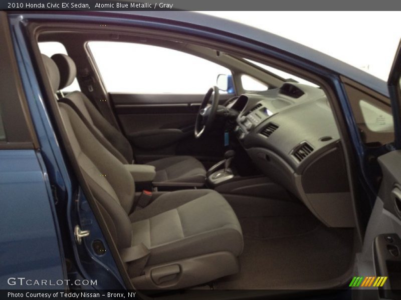 Atomic Blue Metallic / Gray 2010 Honda Civic EX Sedan