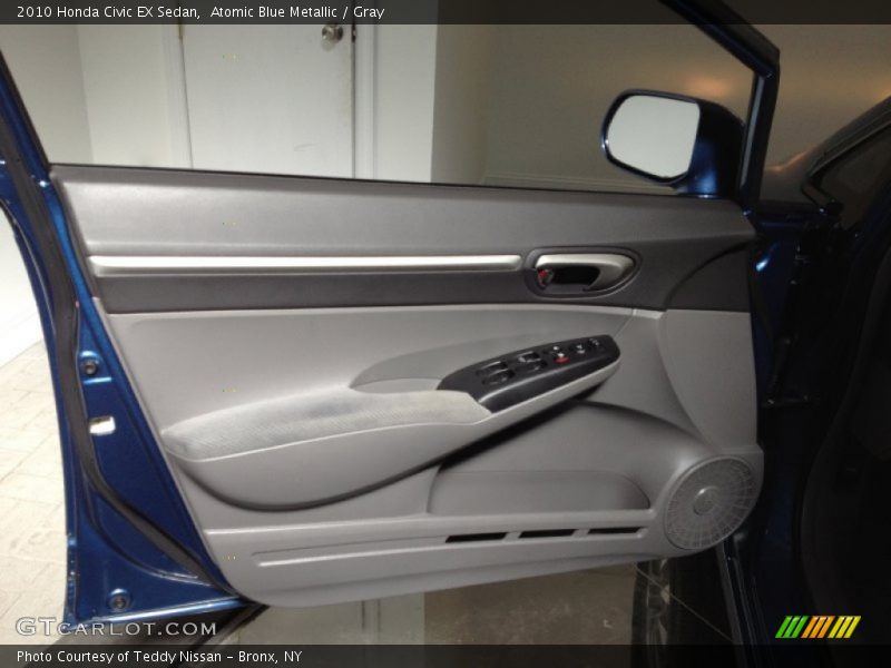 Atomic Blue Metallic / Gray 2010 Honda Civic EX Sedan