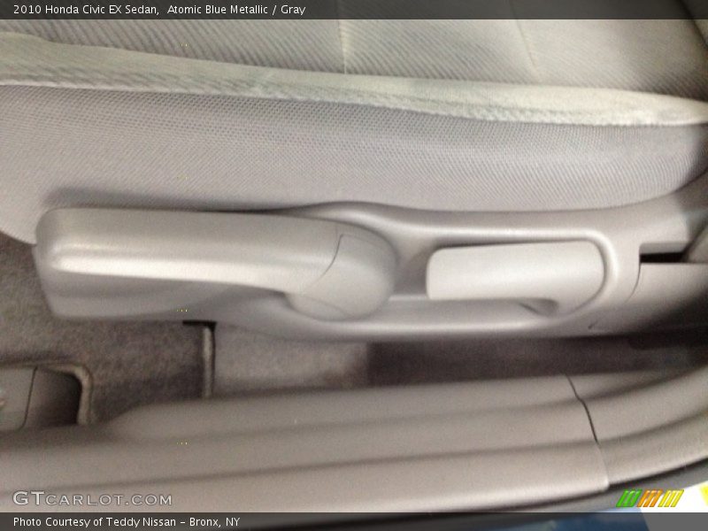 Atomic Blue Metallic / Gray 2010 Honda Civic EX Sedan