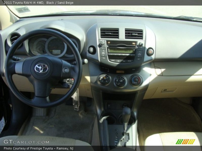 Black / Sand Beige 2011 Toyota RAV4 I4 4WD