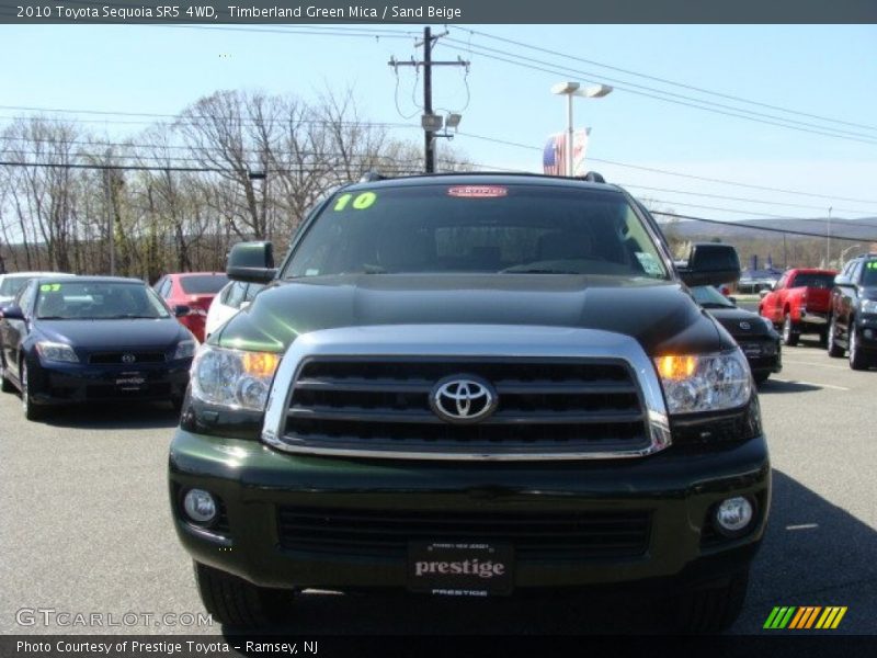Timberland Green Mica / Sand Beige 2010 Toyota Sequoia SR5 4WD