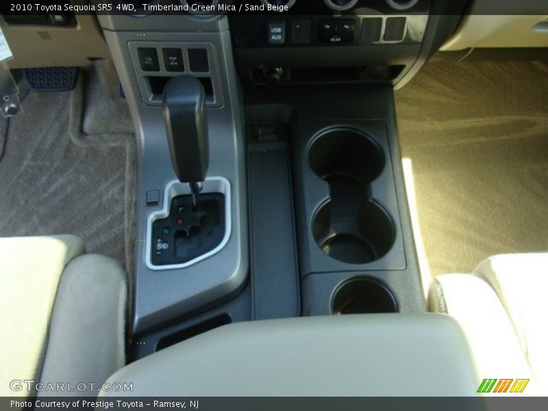 Timberland Green Mica / Sand Beige 2010 Toyota Sequoia SR5 4WD