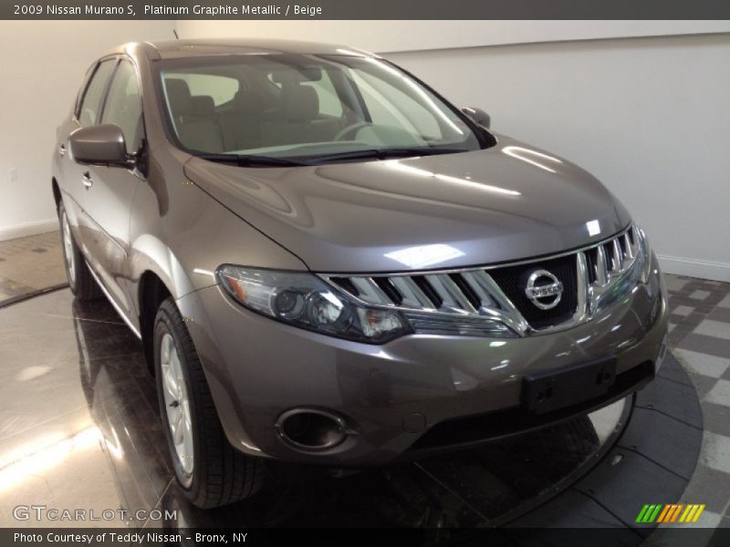 Platinum Graphite Metallic / Beige 2009 Nissan Murano S