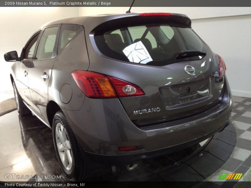 Platinum Graphite Metallic / Beige 2009 Nissan Murano S