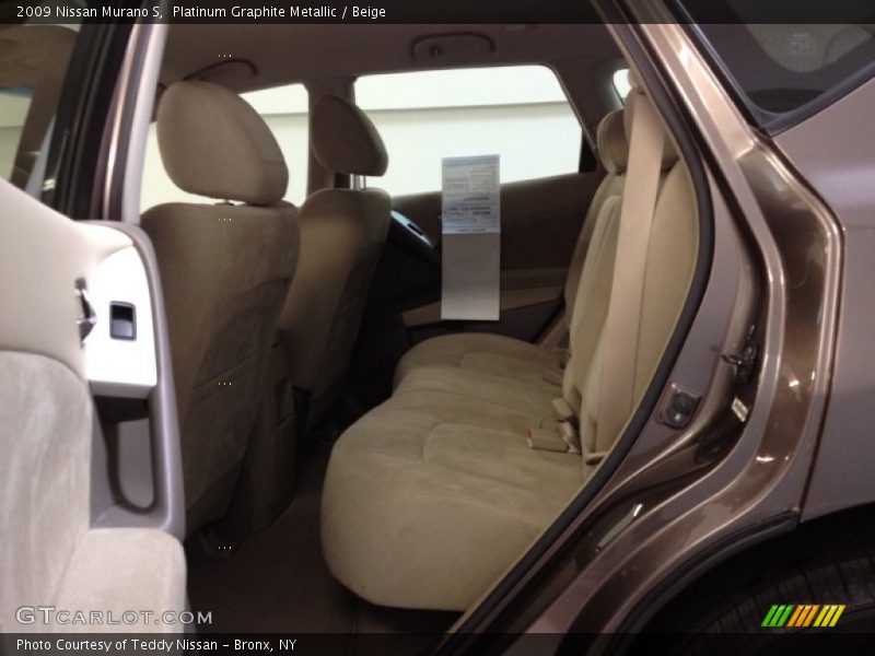 Platinum Graphite Metallic / Beige 2009 Nissan Murano S